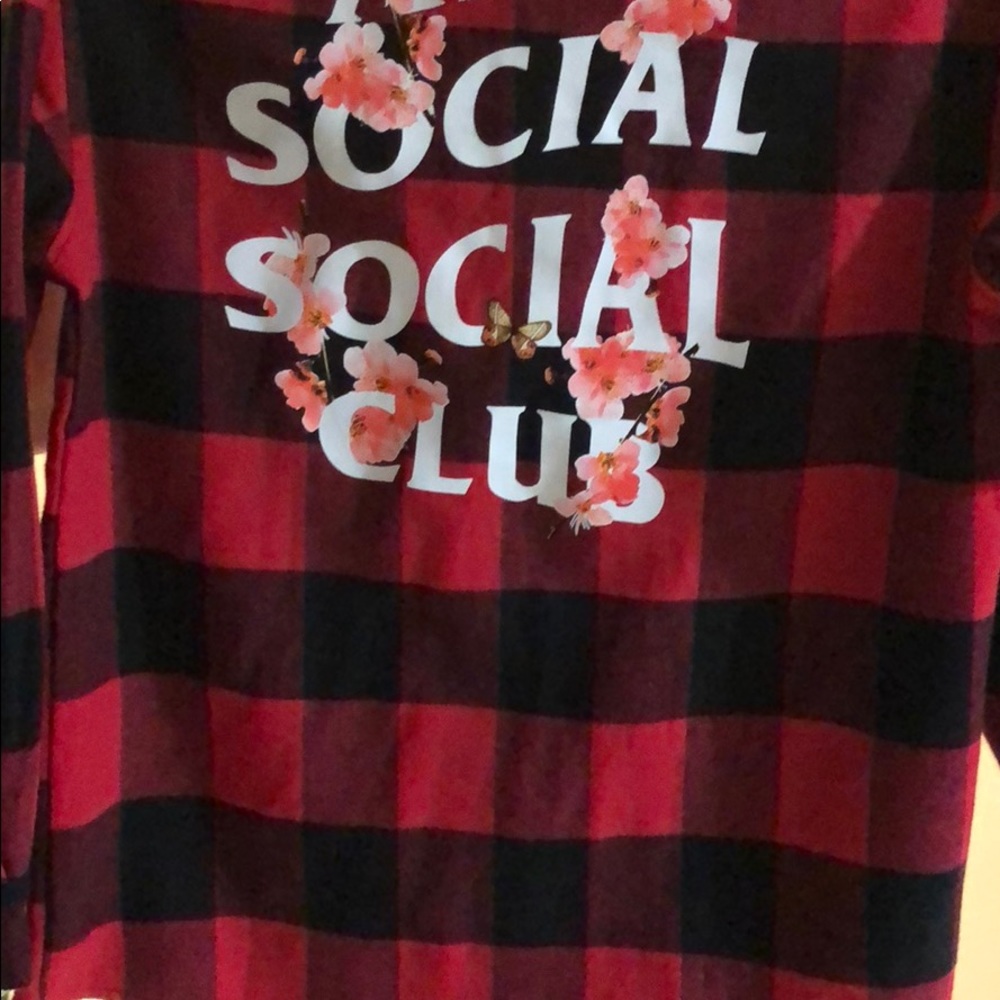 Anti social social club flannel